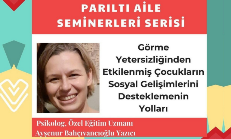 Parıltı Aile Seminerleri için hazırlanan sunum materyalleri ve eğitim ortamı.
