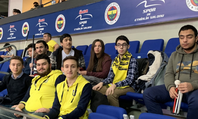 EuroLeague’de Fenerbahçe ve Baskonia’nın karşı karşıya geldiği maçtan görüntü