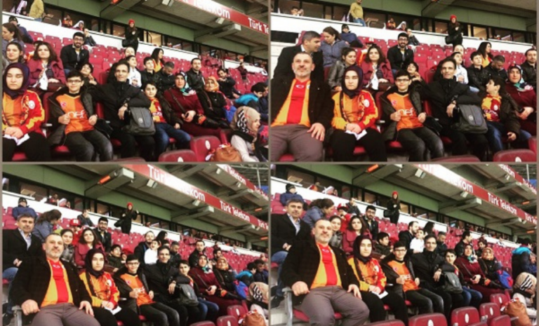 Galatasaray ve Adanaspor’un mücadele ettiği maçtan görüntüler.