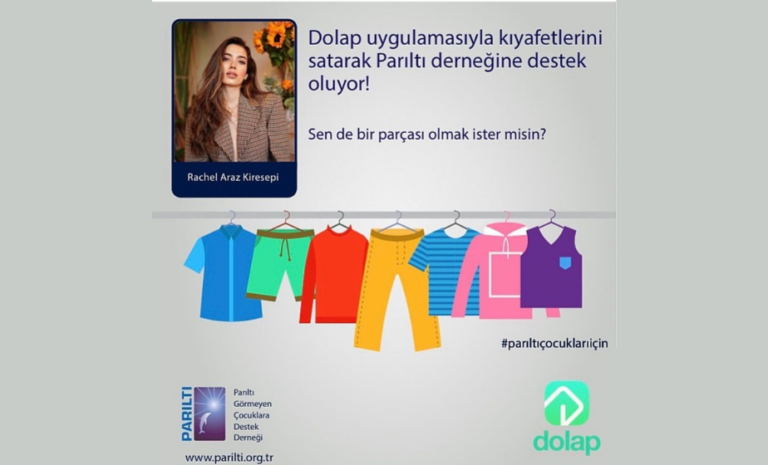 İkinci el moda ürünlerinin listelendiği bir mobil uygulama sayfası.